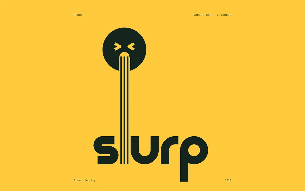 SLURP &mdash; Noodle Bar Brand Identity