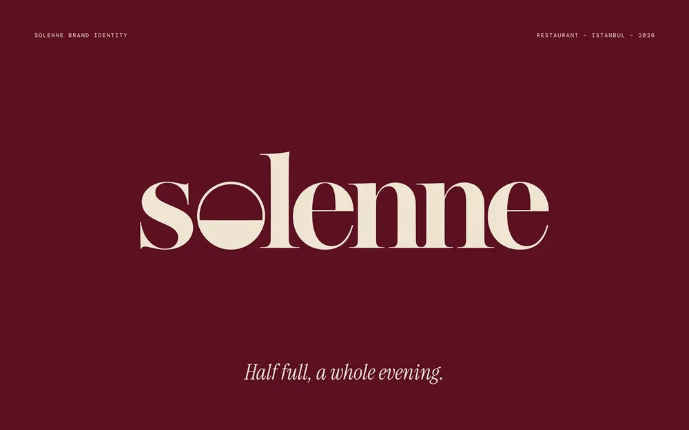 Solenne &mdash; Restaurant Brand Identity